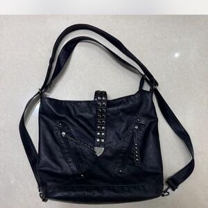 Black Studded Women's Bag
